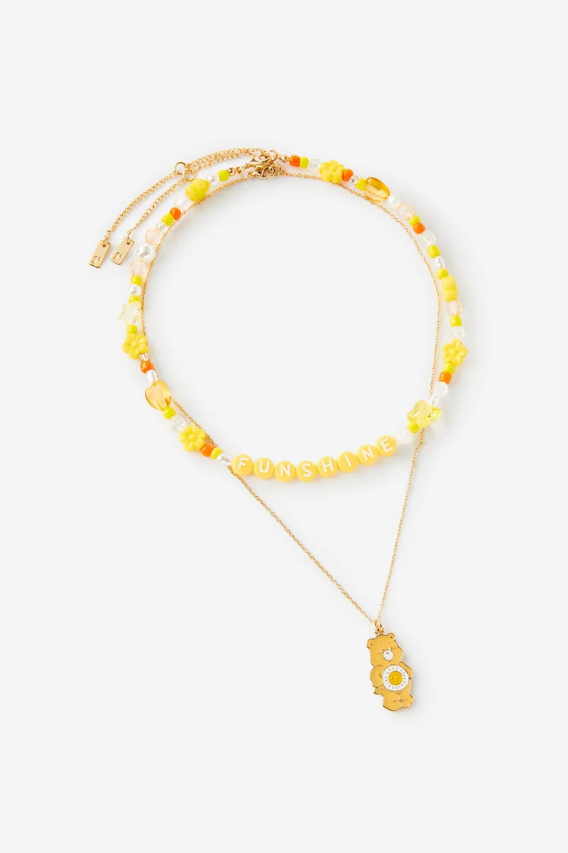 روبي 2Pk Beaded Necklace